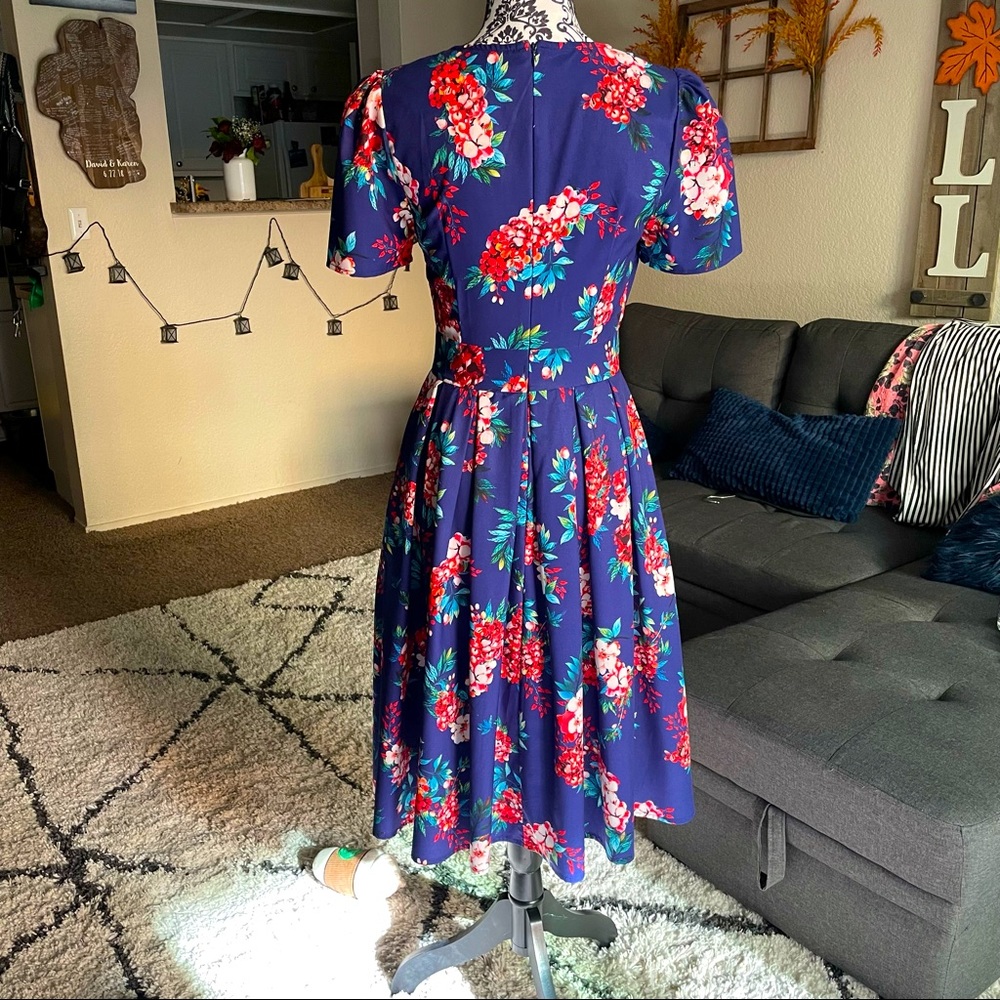 Flared A Line Dress - Picture 3 of 4
